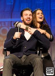 Hayley atwell and chris evans. I Still Can T Believe I Was There For This Beautiful Moment Chris Evans And Hayley Atwell At Salt Lake C Chris Evans Captain America Hayley Atwell Chris Evans