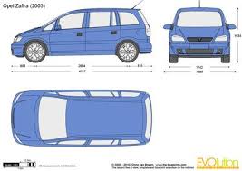Opel Zafira Opel Blueprints Suv
