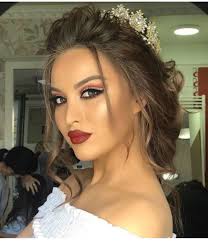 pin by mina on frizura artistic hair bride hairstyles albanian wedding