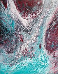 Video of how to create a purple and white fluid acrylic painting with gold leaf detail. Turquoise Purple And Gold Acrylic Pour Painting Art Collectibles Acrylic Bookanyexpert Com