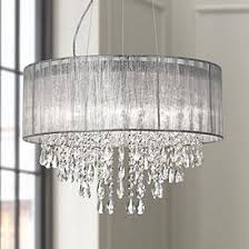 Crystal Drum Shade Chandeliers Lamps Plus