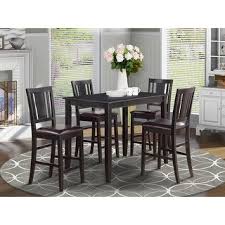 Check spelling or type a new query. Black Counter Height 5 Piece Dining Set Finish Option Overstock 10201081