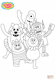 Coloring pages to view printable version or color it online (compatible with ipad and android tablets). Yo Gabba Gabba Coloring Page Free Printable Coloring Pages Coloring Home