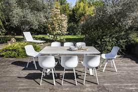 table de jardin ceramique scandinave 8 chaises table plateau ceramique table chaise