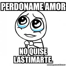 Meme Por Favor Perdoname Amor No Quise Lastimarte 30580429