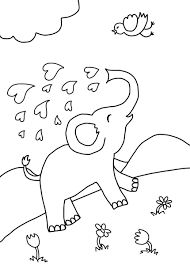 Free Valentine Coloring Pages Valentine Coloring Printable Valentines Coloring Pages Elephant Coloring Page