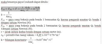 1 muatan q 1 menarik muatan q 2 2 gaya coulomb sebanding dengan q 1 dan q 2 3 gaya coulomb. Gaya Coulomb Belajar Fisika Asyik Dan Menyenangkan