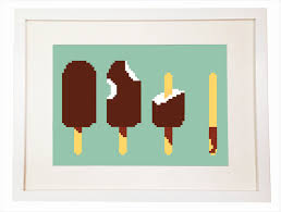 3.6 out of 5 stars. Geek Ice Cream 8 Bit Art Nerdy Video Game Minecraft Art Print Wall Art Final Fuse