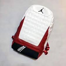Jordan Retro 13 Backpack Black And White Jordan 13 Generation Backpack Jordan Basketball Bag Bags Air Jordans Retro Jordan Retro 13 Black