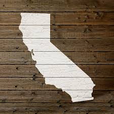That unmistakable long shape is california. Map Of California State Outline White Distressed Paint On Reclaimed Wood Planks Mixed Media By Design Turnpike