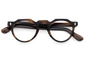 lesca レスカ vintage fv 0570 v1 6mm deco ダイヤ鋲 sasa ポンメガネ グラス 眼鏡 クラウン