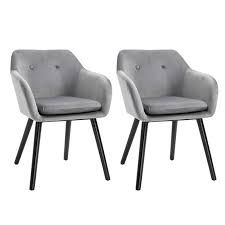 Godby home furnishings features a great selection of living room, bedroom, dining room, home office, entertainment, accent, furniture, and mattresses, and can help you with your home design and decorating. Homcom Modern Upholstered Fabric Bucket Seat Dining Arm Chairs Padded Set Of 2 Modern Style Dining Room Living Room Furniture Grey Buy Online In Grenada At Grenada Desertcart Com Productid 201013997