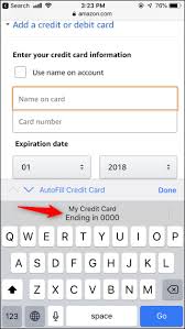 What can i use my credit card for. How To Autofill Your Credit Card Number Securely