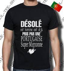 T-shirt Désolé, Cet Homme Est Déjà Pris Par Une Portugaise Super Mignonne.  Idée Cadeau Drôle Humour Portugais. - Etsy