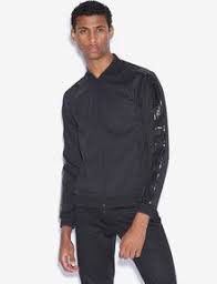 Whatever you're shopping for, we've got it. Armani Exchange Reflective Logo Tape Bomber Jacket Track Top For Men A X Online Store