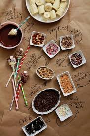Party Bar Ideas Banana Pops Party Buffet Food