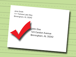 This is a typical address: Writing Addresses On Envelopes With Apartment Numbers And Letters