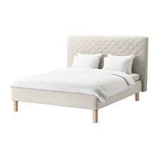 Meanwhile, heavy duty fabric is exceptional because of its exterior perfectly matching the bohemian interior design. Snefjord Bed Frame Light Beige Lonset Ikeapedia