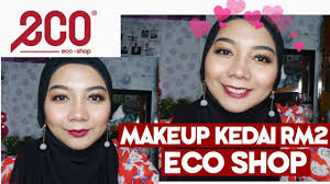 Pecinta makeup murah wajib tau !!! Makeup Kedai Rm2 Eco Shop 2018 Youtube