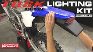 Tusk Motorcycle Enduro Lighting Kit Dirt Bike Installation Youtube