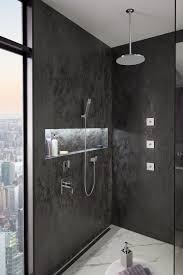 City Views And A Toto Rain Shower Head Are An Invigorating Start To Every Day Bathroom Bath Bathroom Inspiration Modern Concrete Shower Bathroom Inspiration