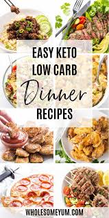 Easy Keto Low Carb Dinner Recipes These Are The Best Low Carb Dinner Recipes All In One Place With Low Carb Dinner Recipes Low Carb Dinner Low Carb Recipes