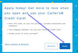 The main feature is allow customers to borrow money from the issuing bank paying for any good. Apply Carter S Credit Card Sign In Carter S Credit Card Visavit