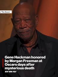 Morgan Freeman Honors Gene Hackman at Oscars 2025