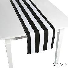 Black And White Striped Table Runner Black White Striped Table Runners Striped Table Runner Striped Table Black White Parties