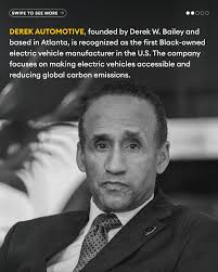 First Black man to build an EV? Atlanta's Derek Bailey (@derekautomotive )  is changing the game. Drop a ⚡ in the comments to show love.  #SupportBlackTech #FundBlackFutures #SupportIsAVerb