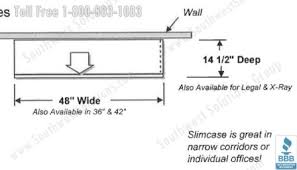 A slim pantry cabinet is a brilliant way to utilize what might seem like an unusable area. Slim Case Narrow Shallow Depth Storage Cabinets With Roll Up Locking Doors For Files Binders And Media