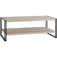 A glass coffee table makes for an elegant, subtle addition to the room, while a coffee table with storage is perfect for creating space for a striking centerpiece. Loft Industrial Coffee Table