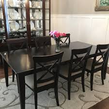 19 1/2w x 23d x 41 1/2h. Find More Shermag Dining Room Table Set Table And 6 Chairs For Sale At Up To 90 Off