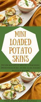 Mini Loaded Potato Skins Recipe Potato Skins Mexican Pork Recipes Pork Recipes