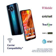 Your simplemobile usa device is now permanently unlocked to any carrier provider safely and legally. Nokia 8 3 5g Android 10 Unlocked Smartphone Dual Sim Us Version 8 128gb 6 81 Inch Screen 64mp Quad Camera Polar Night Pricepulse