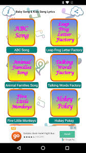 Think you know all the disney classics? Baby Song Kids Song Lyrics 1 Apk Download Android Education Apps