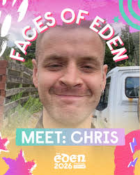 Chris. Booker, mischief organiser. Without him, there's no Great Mountain  or Rabbie's Line-up… or half as many good tunes. https://edenfestival.co.uk/