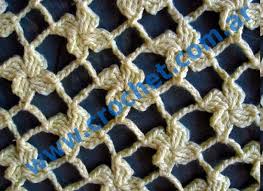 Tutorial de puntos a crochet. Punto Margarita En Tejido Crochet