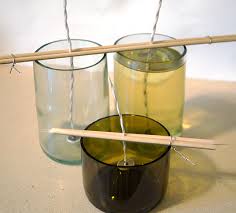 Why not make some diy wine bottle crafts with them, instead? Diy Wine Bottle Candles