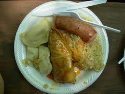 Ukrainian Dinner Plate Oh How This Reminds Me Of St Michael S Food Ukrainian Recipes Food Plating