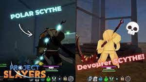 I got 2 NEW SCYTHES in PROJECT SLAYERS!! - YouTube