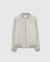 Image 6 Of Linen Bomber Jacket With Shoulder Pads From Zara Bomber Jacket Jackets Shoulder Pads
