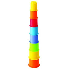 Playgo My First Year Rainbow Stacking Cups Baby Toys Educational Toddler Top Blocks Game Kit Bpa Free For 1 2 3 4 5 Old Girls Boys Educational Baby Toys Toddler Toys Bath Toys For Toddlers