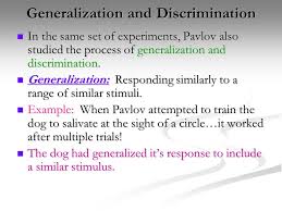 The Top Illustration Showing Examples Of Generalization And Discrimination