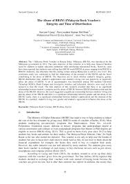 4 posts published by polimetrokualalumpur during february 2017. Pdf The Abuse Of Bb1m 1malaysia Book Voucher Integrity And Time Of Distribution