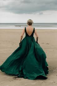 Lauren S Gorgeous Gown Might Make You Want To Skip The Traditional White Wedding Dress In 2020 Gorgeous Bridesmaid Dresses Bridesmaid Dress Styles Green Wedding Dresses