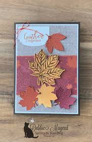 Using some fall symbols like pumpkins, fall leaves, or even a turkey and making it with an orange color paper is a perfect idea. Come To Gather Together With A Thanksgiving Card For Make My Monday