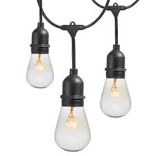Newhouse Lighting 48 Ft 11 Watt Outdoor Weatherproof String Light With S14 Incandescent Light Bulbs Included Cstringinc18 The Home Depot