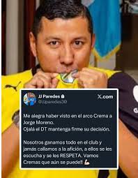 JJ Paredes critica la actitud de Fredy Pérez con la afición