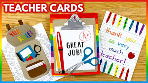 Our intuitive platform makes designing a breeze even for those with no graphic design experience. Diy Cards For Teachers Easy Handmade Teacher Card Ideas Teacher S Day Cards Youtube